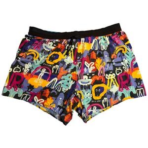 Janji AFO Running Shorts Mens Multi-Color Excellent Graphic Resilience 5in XL